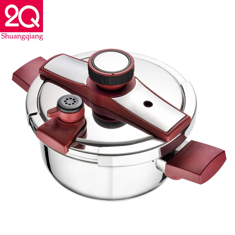 Cooking pot stainless steel high pressure cooker with timer