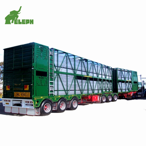 <span class=keywords><strong>Jaula</strong></span> de valla de 60 toneladas, transporte de carga a granel para ganado, semirremolque de camión - Product Image 4