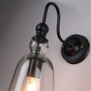 Estilo europeo antiguo de vidrio sombra lámpara de pared <span class=keywords><strong>para</strong></span> hotel lámpara de cabecera - Product Image 6