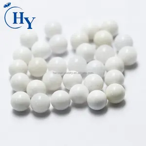 Perles naturelles en agate blanche, 100 pièces, pierres précieuses pour bijoux