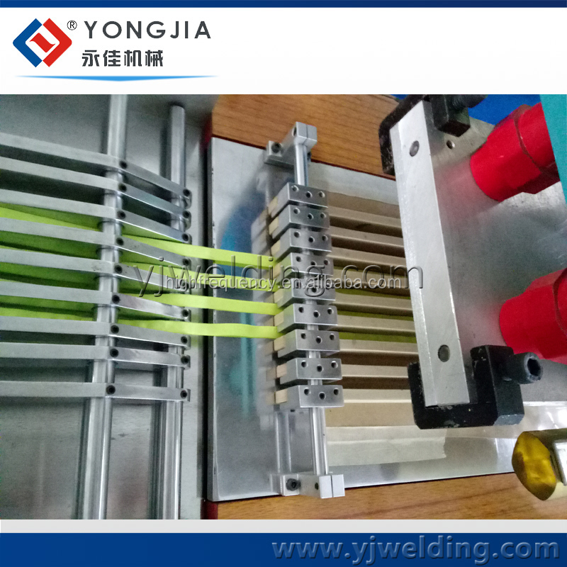 Автоматическая высокочастотная машина для тиснения логотипа для жаккардовой ленты, нейлоновой эластичной ленты