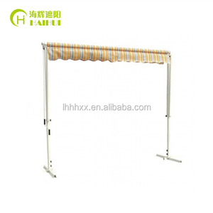 Auvent <span class=keywords><strong>manuel</strong></span> <span class=keywords><strong>double</strong></span> coulissant autoportant populaire avec structure en fer et tissu en polyester - Product Image 5