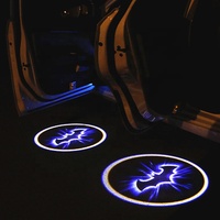 Projecteur LED de porte de voiture avec logo fantôme, lumière pour bienvenue