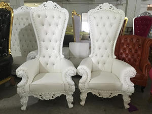 Kursi Raja Pernikahan Full White - Product Image 3