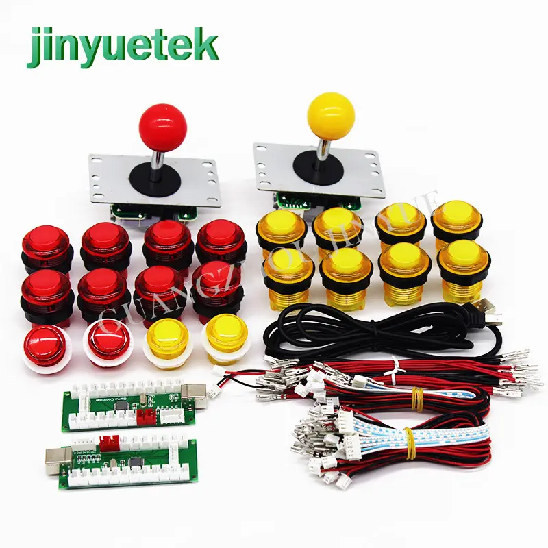 Jinyuetek controlador usb, joystick pcb, alavanca de placa