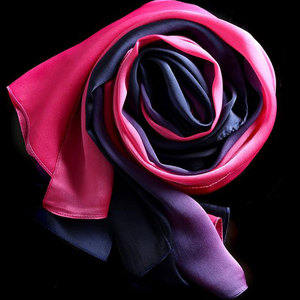 Chine Fabricant Promotionnel Satin Élégant Doux Satin De Soie Foulard Carré - Product Image 2