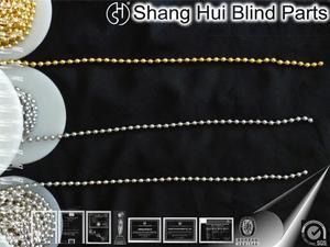 ผลิตโดยโรงงาน TW # โซ่ลูกปัดโลหะชุบนิกเกิล 10 เส้น สำหรับมู่ลี่แนวตั้ง - Product Image 4