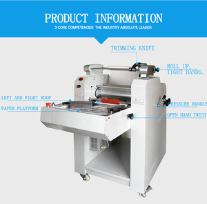 (FM-390) Plastifieuse à laminage à froid et à <span class=keywords><strong>chaud</strong></span> à double face avec alimentation entièrement automatique et coupe automatique - Product Image 2