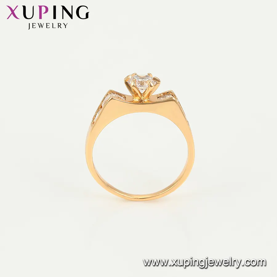 16206 X Uping Anillo De Compromiso Y Argollas De Matrimonio Perhiasan Pernikahan Emas Set Cincin Pasangan Berlian