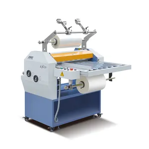 Laminator Karet Tekan Panas, Sisi Ganda Manual