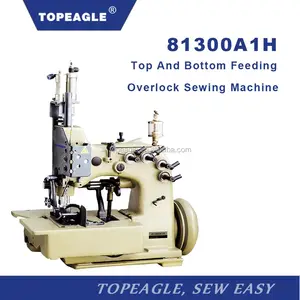 Topeagle 81300A1H jarum ganda empat benang jahit tas besar mesin