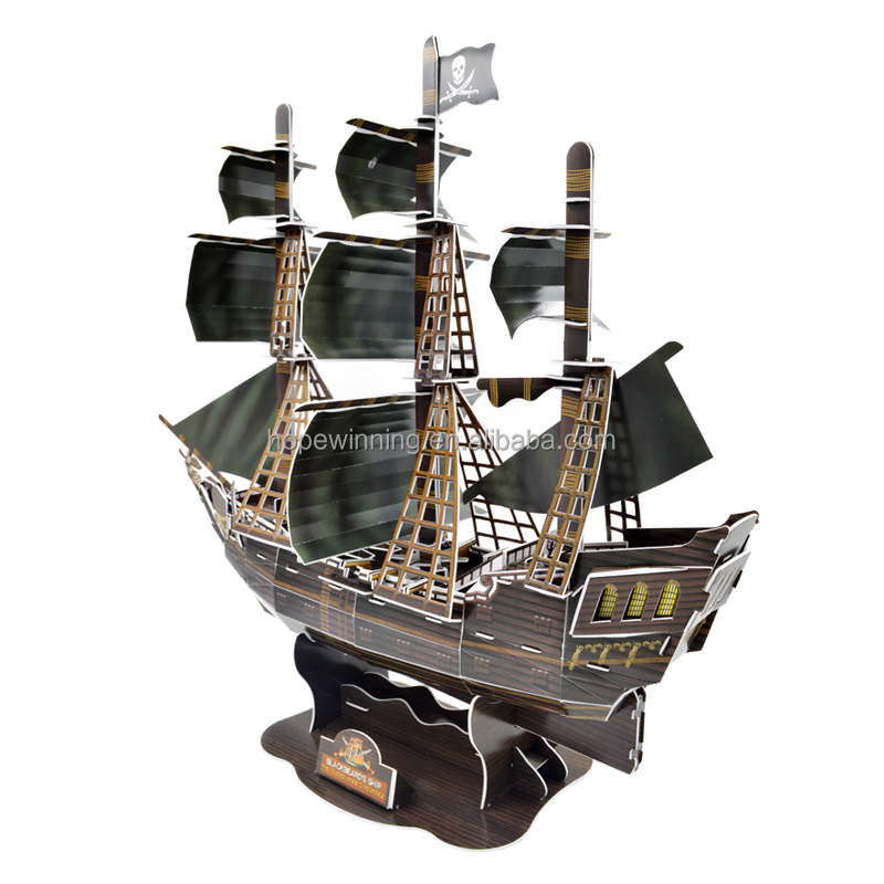 Новый дизайн Детский Пиратский Корабль из пенопласта 3D головоломка