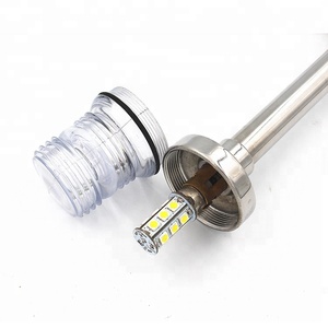 Feu arrière marin en acier inoxydable LED <span class=keywords><strong>de</strong></span> 8 pouces, 12V, feu arrière <span class=keywords><strong>de</strong></span> bateau, yacht - Product Image 2