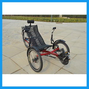 Humanos-Potencia from pedaling assisted 3 wheels Tricycles decubitus with suspension Back - Product Image 1