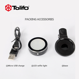 Fstphoto USB recargable LED selfie anillo luz <span class=keywords><strong>clip</strong></span> en anillo de teléfono maquillaje iluminación photo studio equipment Set - Product Image 6