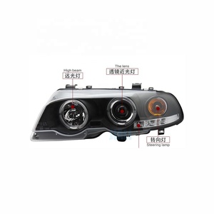 Lampe Led frontale modifiée pour <span class=keywords><strong>E46</strong></span> 318i <span class=keywords><strong>323i</strong></span> 320i 325i 330i, oculaire d'ange à 2 portes 1998-2002, livraison gratuite - Product Image 3