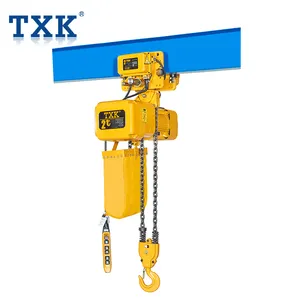 Txk ER2 500Kg 1Ton 2Ton 5Ton Eenfase Monorail Elektrische Trolley Ketting Lifting Hoist Fabrikant