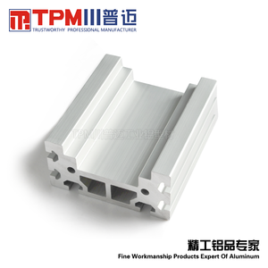 Entreprise d'aluminium en Chine système de cadre d'extrusion profilé d'extrusion d'aluminium pour mur-rideau - Product Image 2