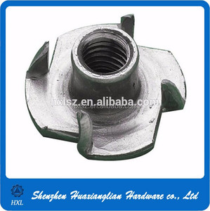 5/16 ''3/8'' #10-24 304 in acciaio inox 316 mobili T dadi con 4 punte per legno - Product Image 6