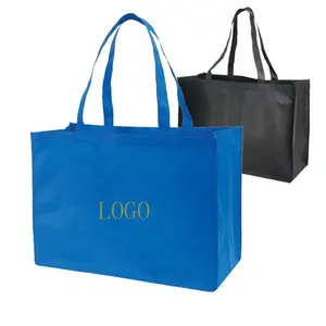 Manufacturer Large PP Non Woven Bag Laminated Grocery Tote Bag Factory Price Non Woven Eco Reusable Polypropylene Handle Bag