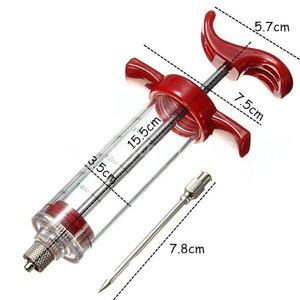 Güvenli ve pratik Marinade enjektör lezzet şırınga pişirme et tavuk hindi tavuk barbekü pişirme araçları için - Product Image 1