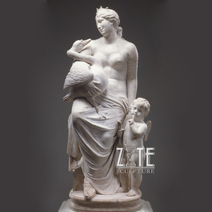 Escultura Abstracta Personalizada de Mármol <span class=keywords><strong>Griego</strong></span> Blanco de Tamaño Real de <span class=keywords><strong>Hombre</strong></span> y Mujer Desnudos - Product Image 3