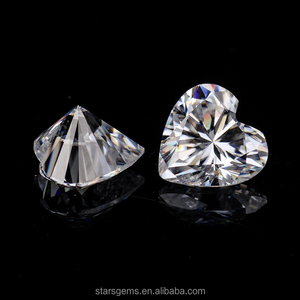 Starsgem 7,5*7,5 mm Forme de cœur VVS Couleur EF Coupe brillante Moissanite <span class=keywords><strong>synthétique</strong></span> de qualité supérieure <span class=keywords><strong>Diamant</strong></span> <span class=keywords><strong>synthétique</strong></span> - Product Image 5