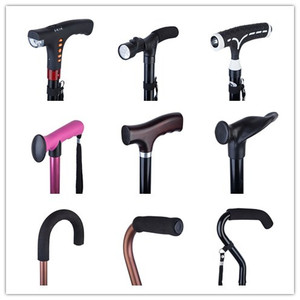2018 Best Sale China Suppliers Medical Equipement LED Folding Old <strong>Man</strong> <strong>Walking</strong> <strong>Stick</strong> - Product Image 6