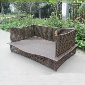 ブラカンフィリピン籐籐ガーデンソファの屋外用家具