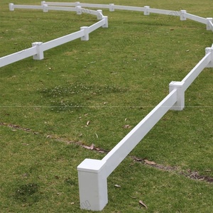 Giá Rẻ Sử Dụng Vinyl Hàng Rào PVC Ngựa Hàng Rào Để Bán Nhựa Đường Sắt Trang Trại Trang Trại Hàng Rào Cổng Với Bản Lề - Product Image 2