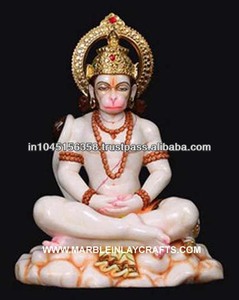 Exclusive White Marble Lord Hanuman ji - Product Image 1