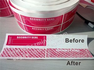 สติกเกอร์ซีลรับประกันแบบเปิดใช้ครั้งเดียวเท่านั้น ไม่รับการแก้ไขข้อความ  พร้อมหมายเลขซีเรียลสีขาว - Product Image 5