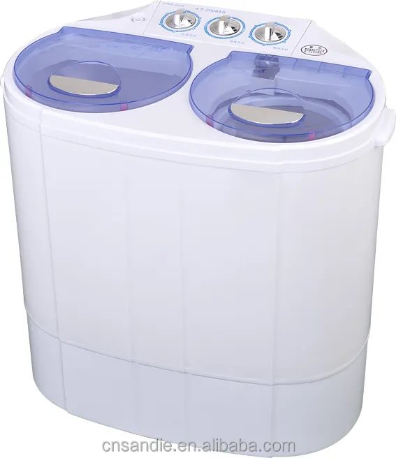 2.0-5.0Kg Twin Tub Semi-automatische Mini Wasmachine Met Spin Drogen/Baby Wasmachine/Aluminium koper Motor