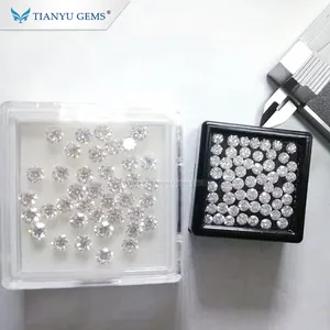 Tianyu gems 3.6 TO 3.9 mm DEF color VS/SI purity Well Polished Round Diamond Cut HPHT Lab Grown CVD Diamond