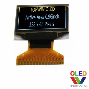 0,96 zoll 0,96 ''0,96 inch 128x64 dots dual farben 30 pin oled display VG-2864KMBEG01 2864HMBEG01internal DC/ DC innen - Product Image 4