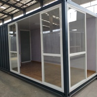 Bâtiment Rapide et Économique en Panneaux Sandwich Préfabriqués, Structure en Acier Haute Intensité, Design Moderne, Bureau/Hôtel de 20 pieds