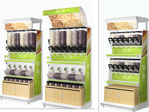 Siêu thị số lượng lớn bán hàng hiển thị giải pháp siêu thị và cửa hàng hiển thị đứng Pick và mix đứng thực phẩm lớp 3-4 lớp - Product Image 4