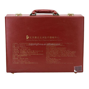 <span class=keywords><strong>Kangzhu</strong></span> Set Bekam Cangkir Plastik, Sarung Kulit Merah 19 Cangkir Cina - Product Image 2