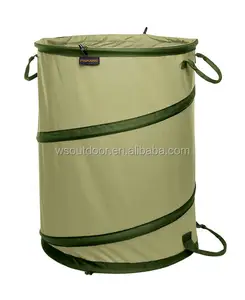 Foldable tipping garden bag for fallen leaves