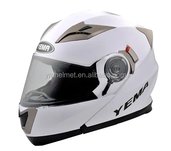 ECE Helm Full Face Sepeda Motor, Helm Potongan Titik Disetujui Sepeda Motor Sepeda Jalanan Sepeda Motor, Helm Tabrakan dengan Visor Matahari YM-925