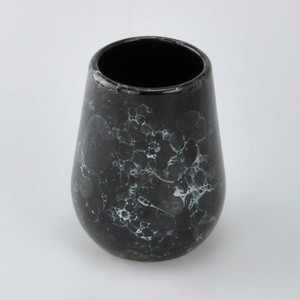 Bouteille de lotion de savon en céramique en forme de cône avec pompe chromée - Product Image 3