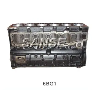 OEM bloque de cilindro de 6BD1 excavadora 6BG1 para partes del motor ISUZU 111210-4437 1-11210442-3