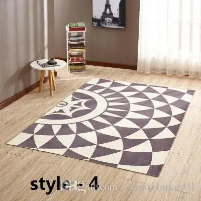 vintage living room carpet Modern minimalist Nordic style yoga living room coffee table sofa model carpet floor mat