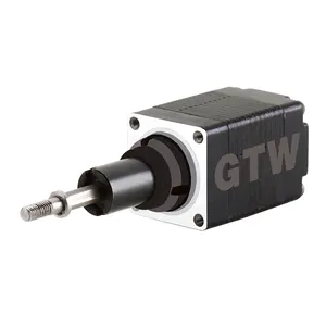 Actuador lineal de paso cautivo más pequeño, Motor paso a paso de CC negro, 12V, Motor híbrido inteligente Trv, actuador lineal paso a paso, 3,2 Vdc GTW