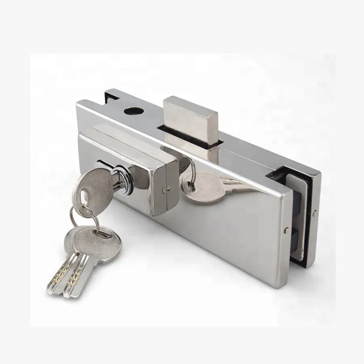 K-2005 lock patch manufacture factory produce high quality glass door control fitting accessories