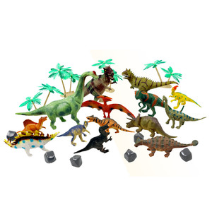 EPT 14Pcs Miniature <strong>Plastic</strong> Model Dinosaur Figures Set <strong>Safari</strong> Figure <strong>Animal</strong> Figures Wild <strong>Animals</strong> Toys - Product Image 2