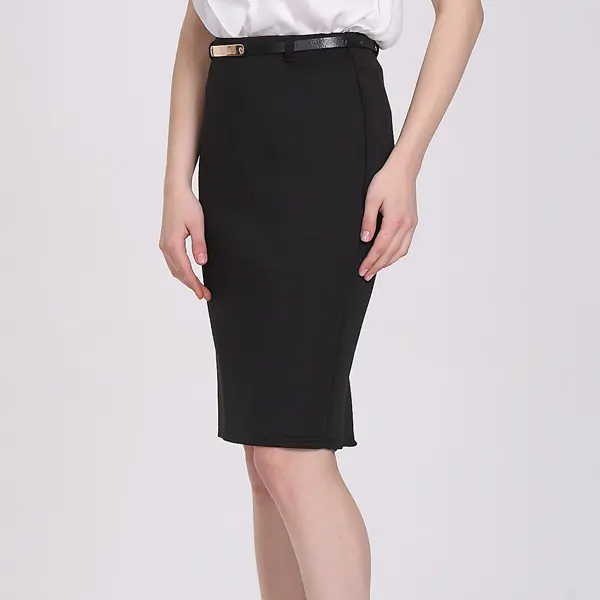 Wholesale Office Lady Fitted Design mini women Bandage Pencil Formal office skirt style worker Skirt