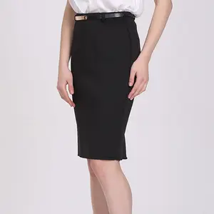 Rok Wanita Desain Pas Mini Wanita Kantor Formal Rok Pekerja Formal Pensil Perban Mini Wanita Kantor Grosir