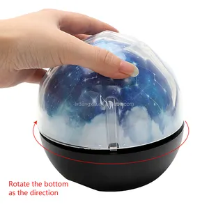 Led Romantische Hemel Projector Christmas Night Light Cosmos Universe Starry Ster En Maan Lamp Voor Baby Kinderen Usb Lamp Rotatie