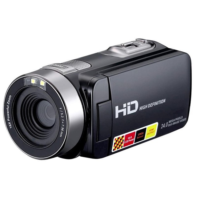 Best Night Vision Digital Video Camera Camcorder, Max 24MP 3.0'' Inch Video Camera Full HD 1080P,Mini Camera